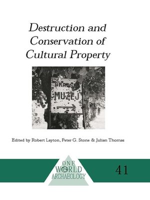 cover image of Destruction and Conservation of Cultural Property